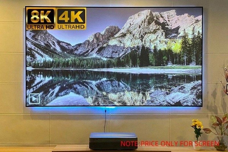 HaoMing 4K Projector + Daylight Fresnel Screen: Bright-Room Home Cinema That Actually Works